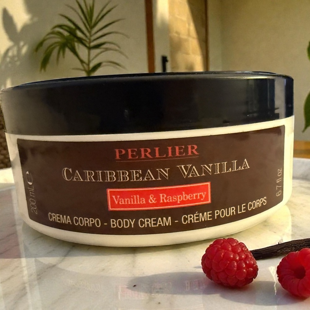 Perlier Caribbean Vanilla Body‎ Cream VANILLA & RASPBERRY 6.7oz New SEALED